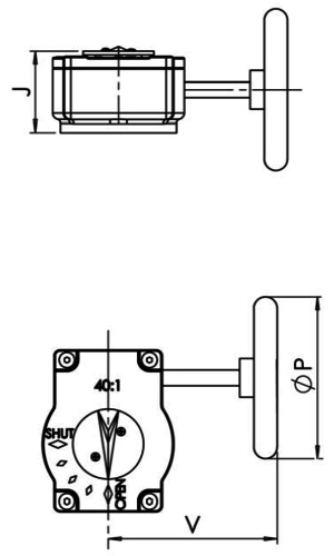 Размеры VPNREDUCT Ду 125